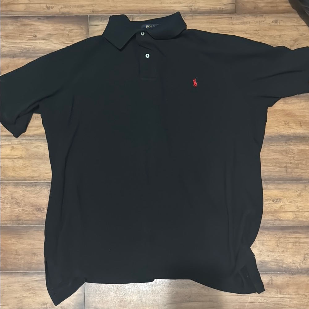 Polo by Ralph Lauren Men's Black Polo Shirt